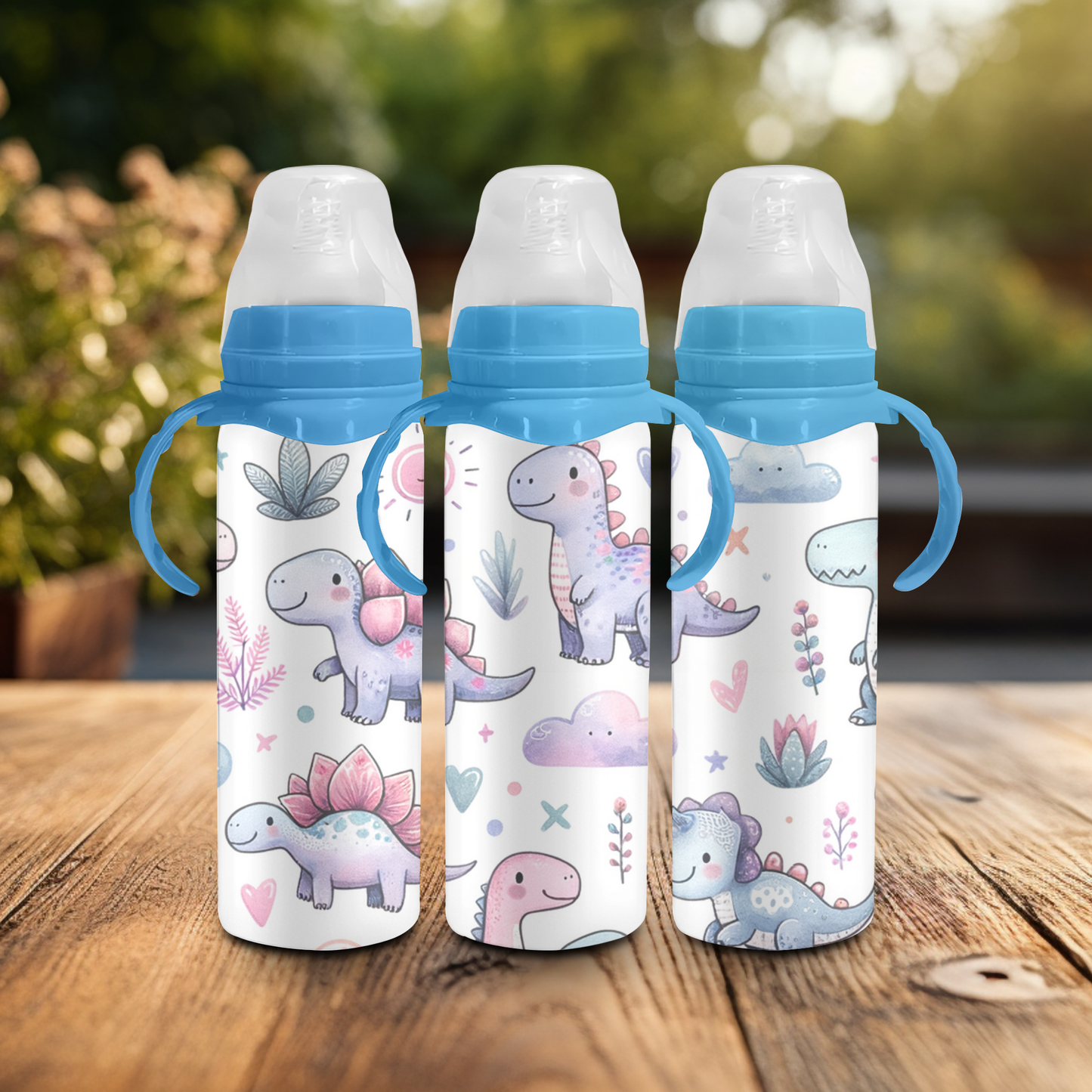 240ml Baby Bottle - Dinosaur