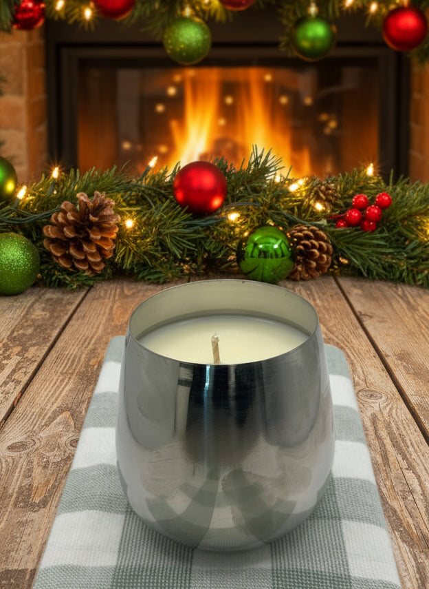 Christmas Mirror Candle