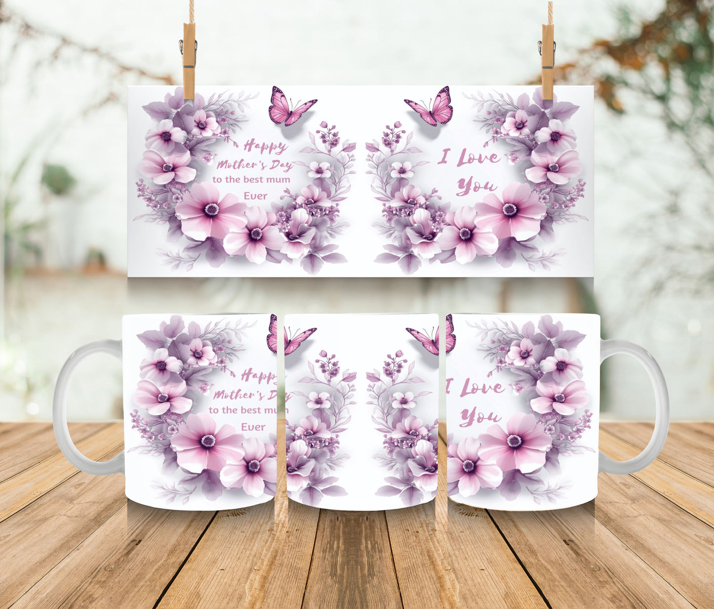 11oz Ceramic Coffee Mug -Happy Mother's Day