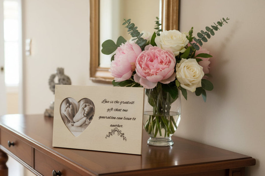 Love Is The Greatest- Heart Photo Frame