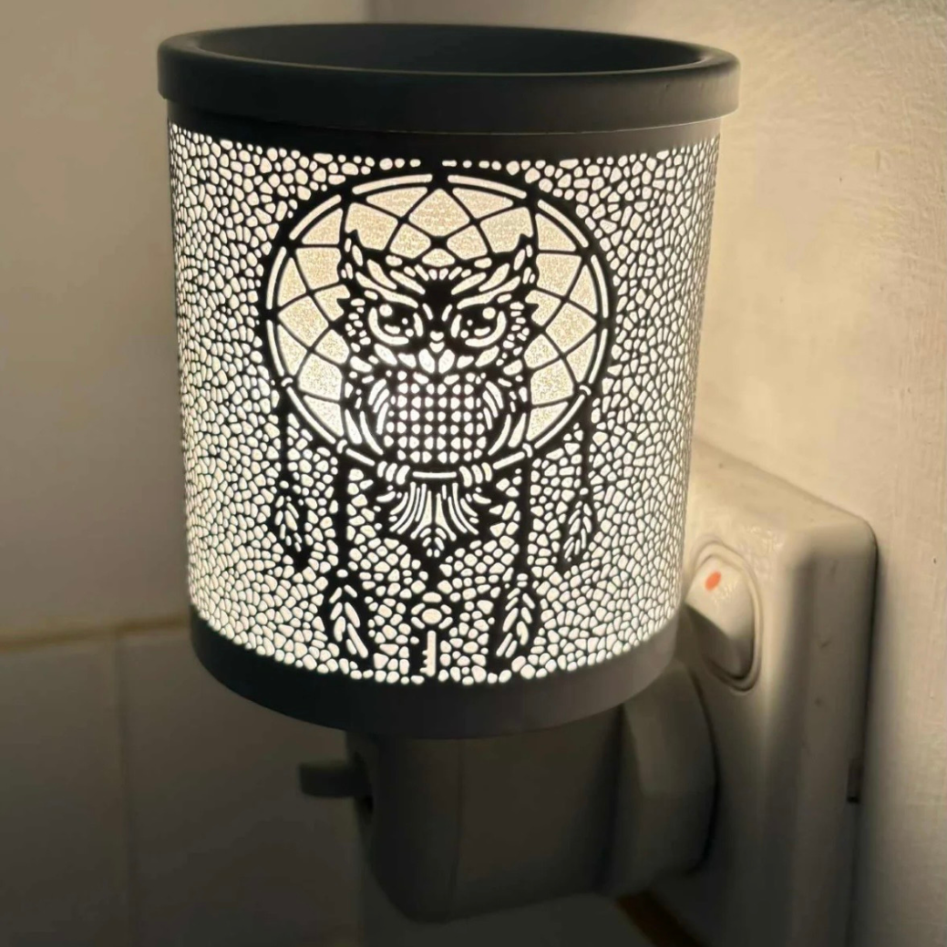 White Owl Dreaming Night Light Melter