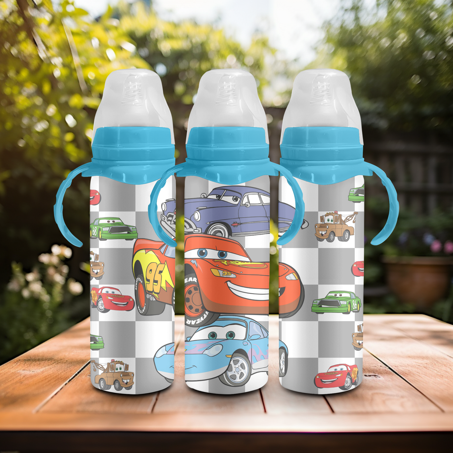 240ml Baby Bottle - Cars