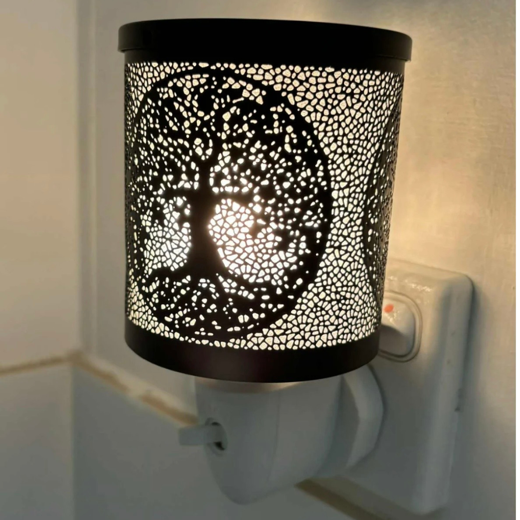 Black Tree Of Life Night Light Melter