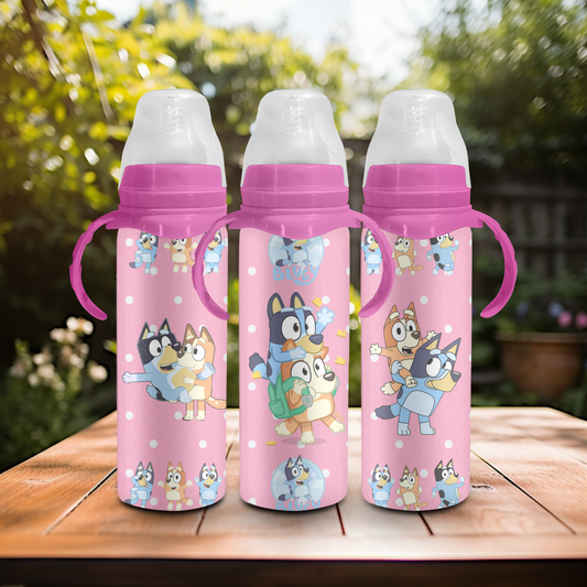 240ml Baby Bottle - (Girl's) Bluey