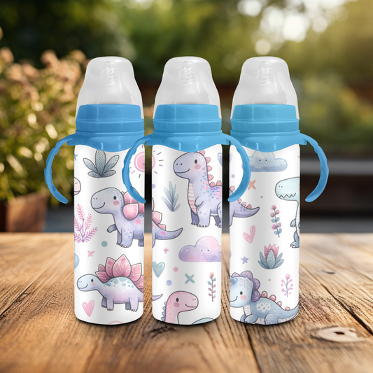 240ml Baby Bottle - Dinosaur