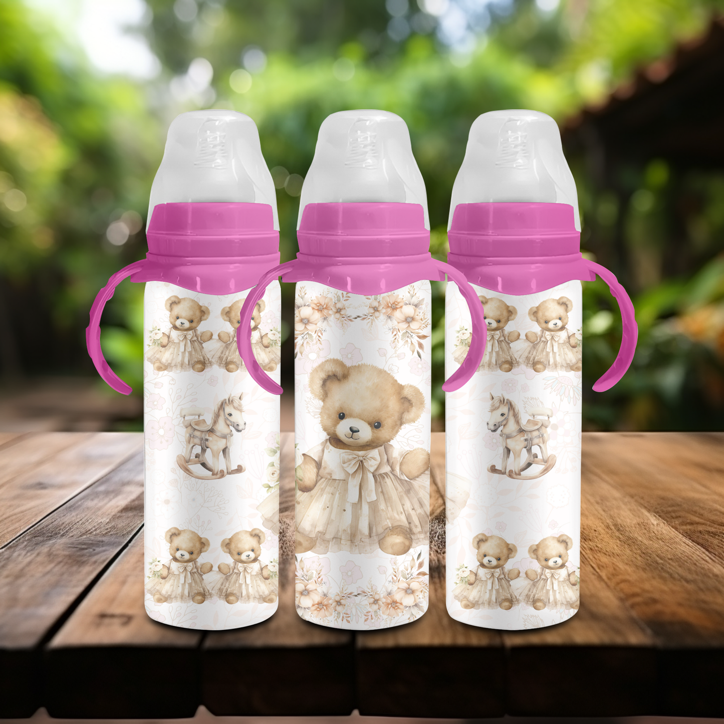 240ml Baby Bottle - Teddy Bear