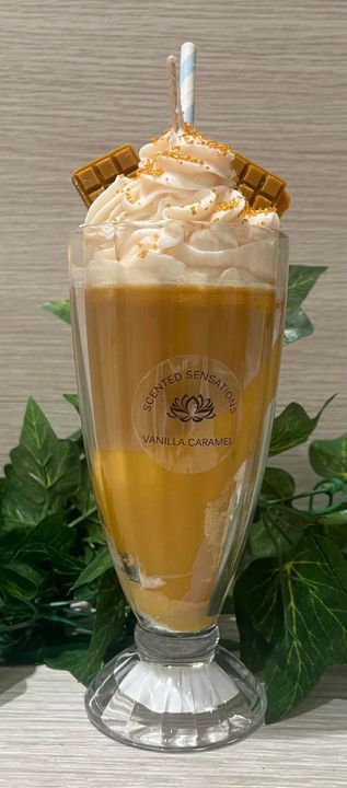 Vanilla Caramel Milkshake Candle