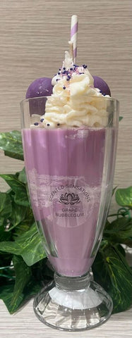 Grape Bubblegum Milkshake Candle