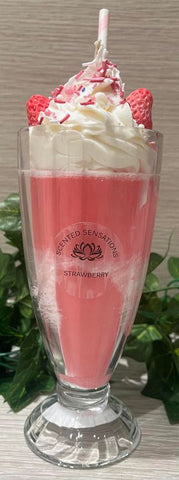 Strawberry Milkshake Candle