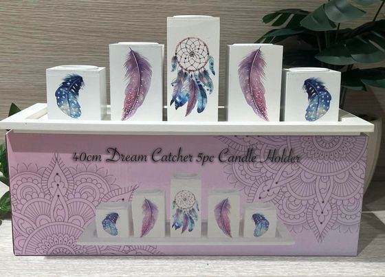 40cm Dream Catcher 5pc Candle Holder