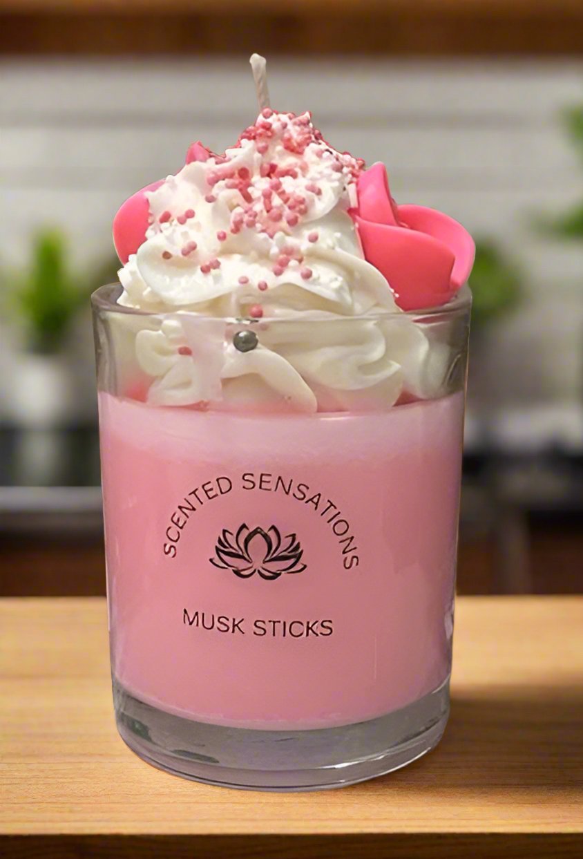 Large Musk Sticks Parfait Candle