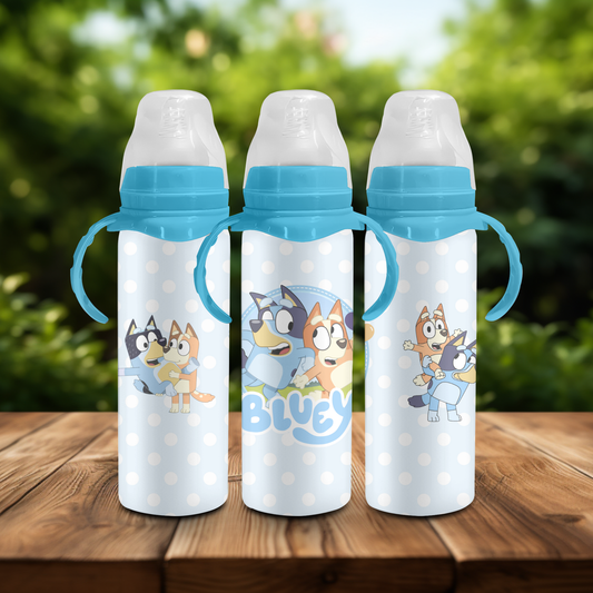 240ml Baby Bottle - (Boy') Bluey