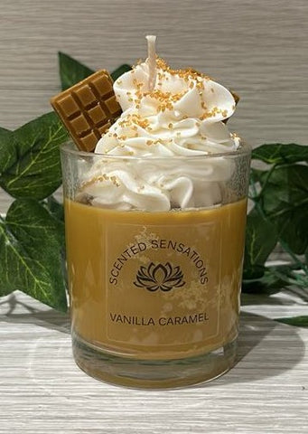 large Vanilla Caramel Parfait Candle