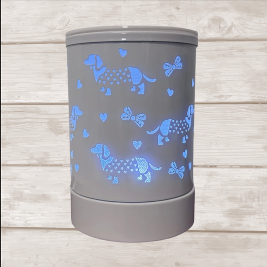 White Dachshund LED Wax Melter
