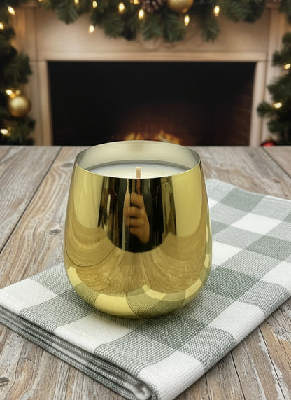 Christmas Mirror Candle