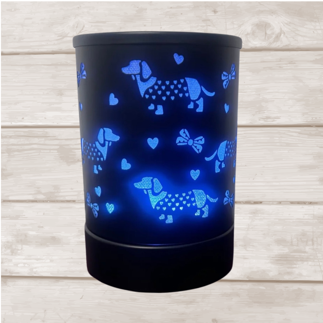Black Dachshund LED Wax Melter