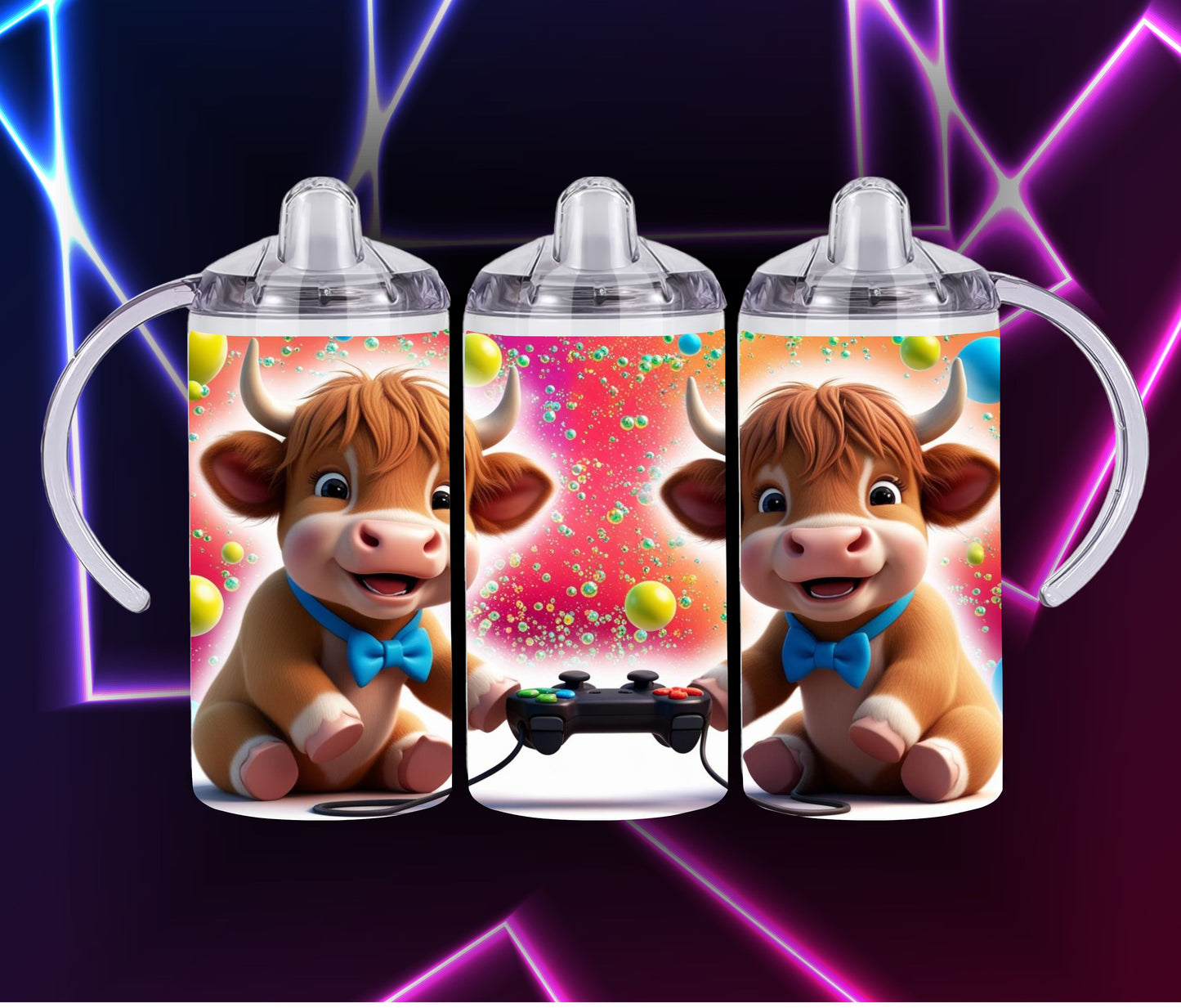 12oz Kids 2 in 1 Sippy Cups