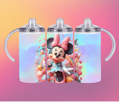 12oz Kids 2 in 1 Sippy Cups