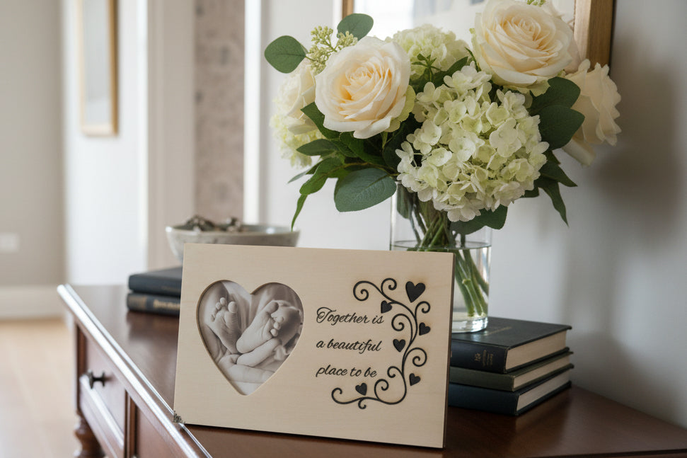 Together is- Heart Photo Frame