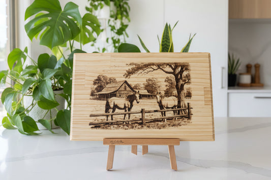 Highland Hores Farm Chopping Board