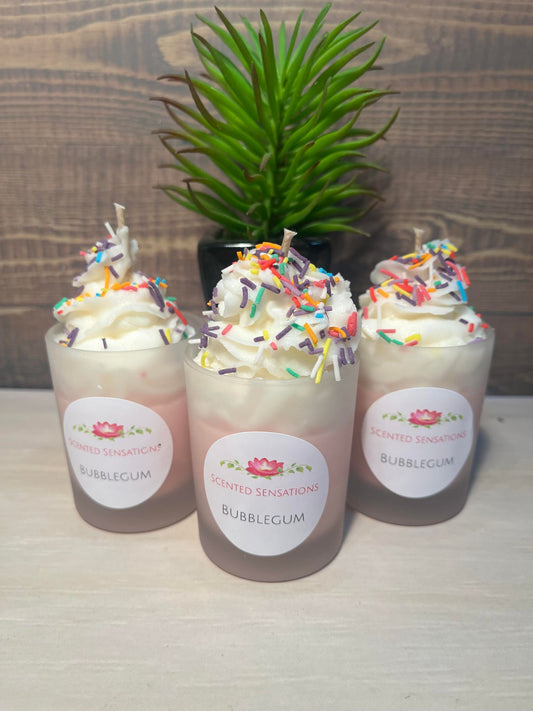 Small Grape Bubblegum Parfait Candle