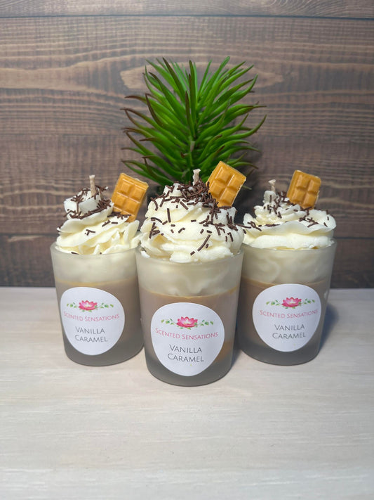 Small Vanilla Caramel Parfait Candle